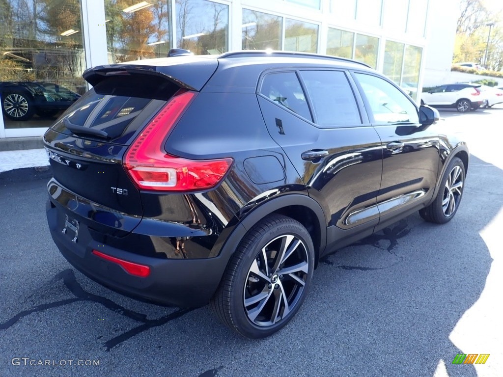 Onyx Black Metallic 2021 Volvo XC40 T5 R-Design AWD Exterior Photo #139979290