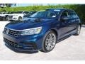 Tourmaline Blue Metallic 2018 Volkswagen Passat R-Line Exterior