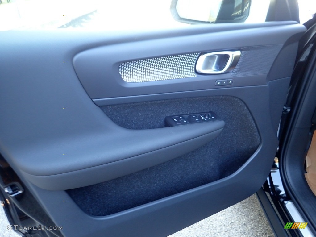 2021 Volvo XC40 T5 R-Design AWD Charcoal Door Panel Photo #139979494