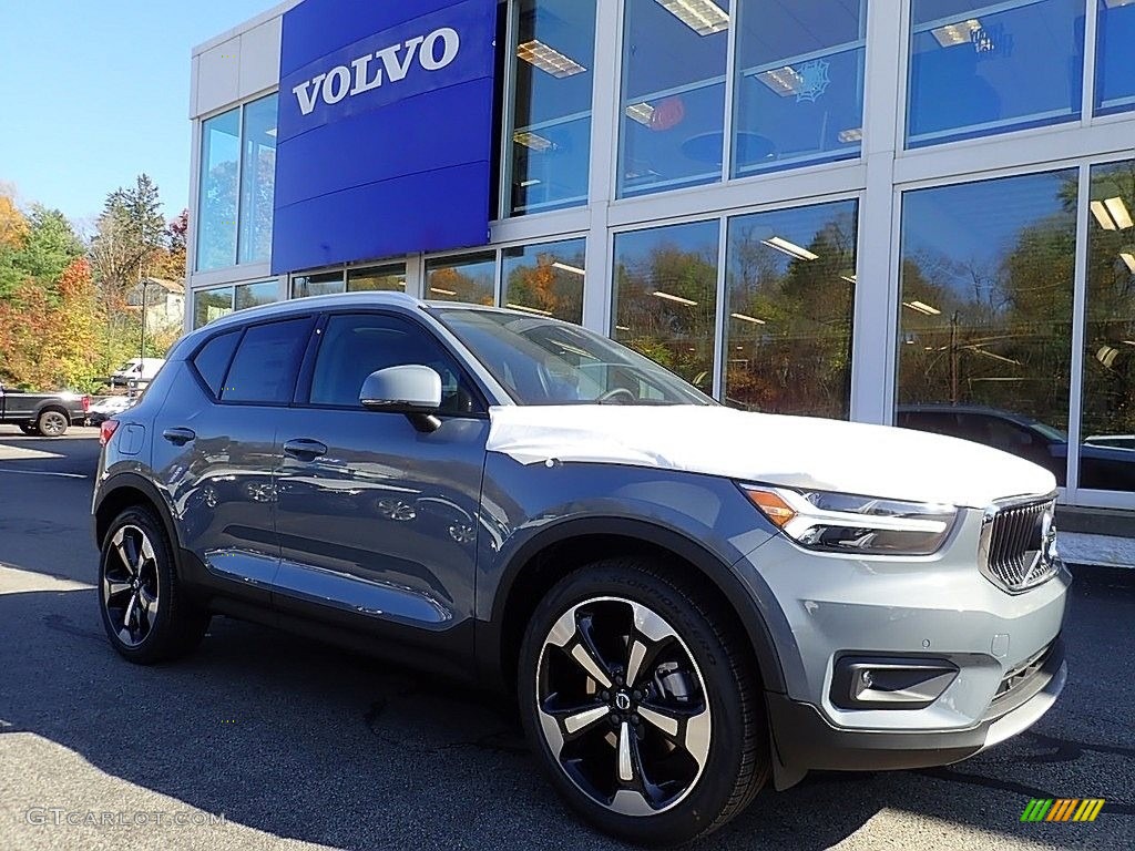 2021 XC40 T5 Momentum AWD - Thunder Grey Metallic / Charcoal photo #1