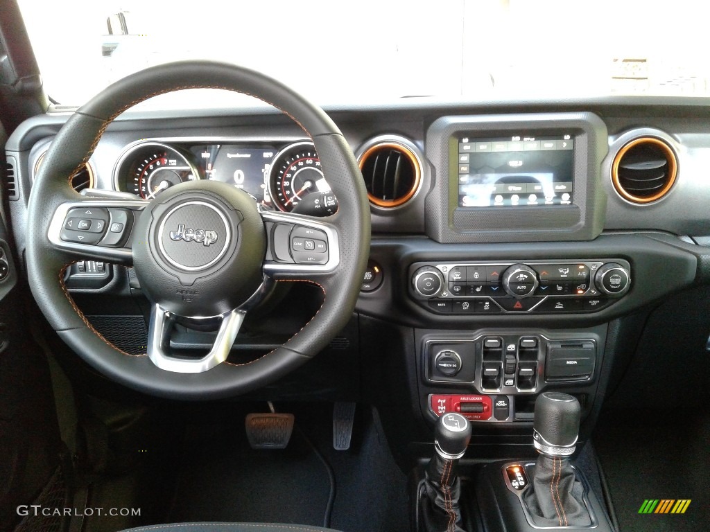 2021 Jeep Gladiator Mojave 4x4 Black Dashboard Photo #139981081