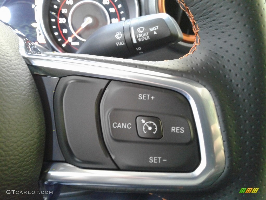 2021 Jeep Gladiator Mojave 4x4 Black Steering Wheel Photo #139981123