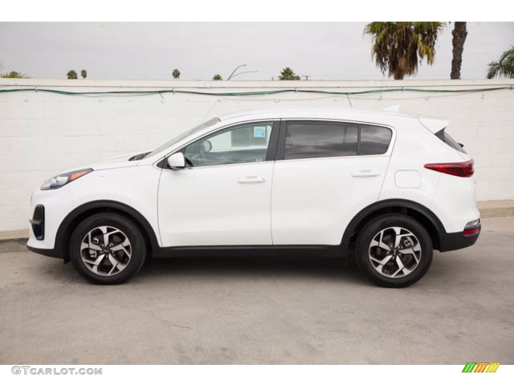 Clear White 2020 Kia Sportage LX Exterior Photo #139981550