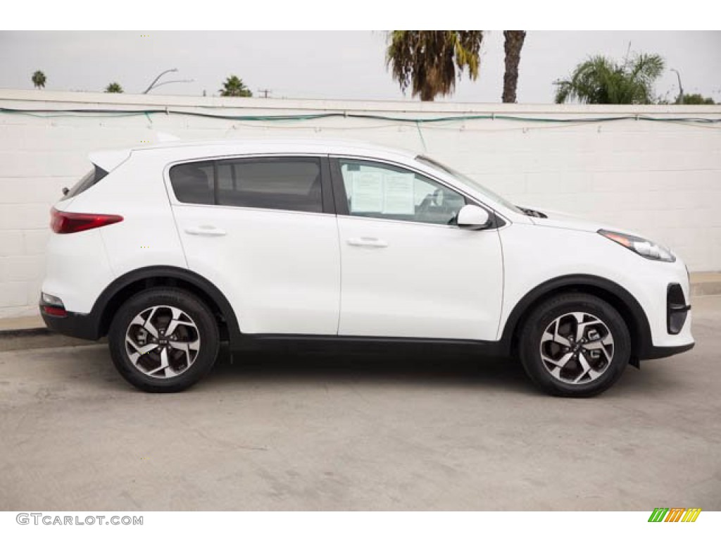 Clear White 2020 Kia Sportage LX Exterior Photo #139981609