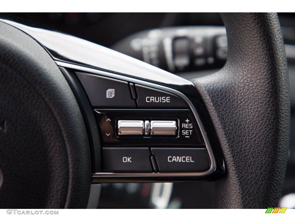 2020 Kia Sportage LX Black Steering Wheel Photo #139981654