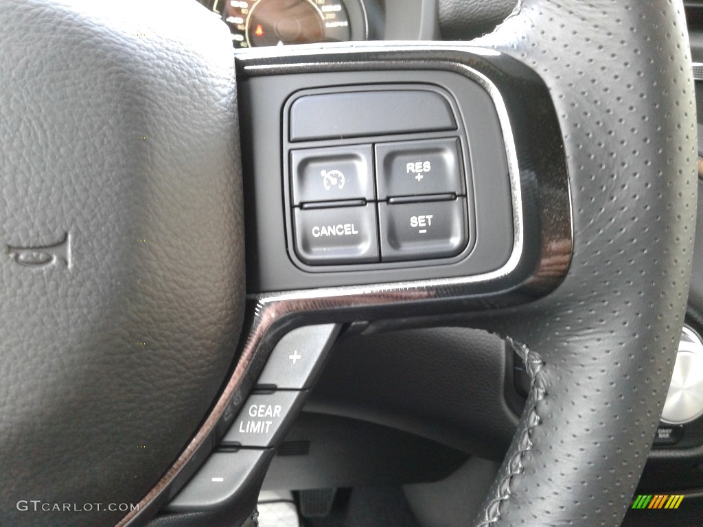 2020 Ram 2500 Power Wagon Crew Cab 4x4 Black/Diesel Gray Steering Wheel Photo #139982251