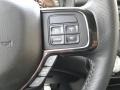 Black/Diesel Gray 2020 Ram 2500 Power Wagon Crew Cab 4x4 Steering Wheel