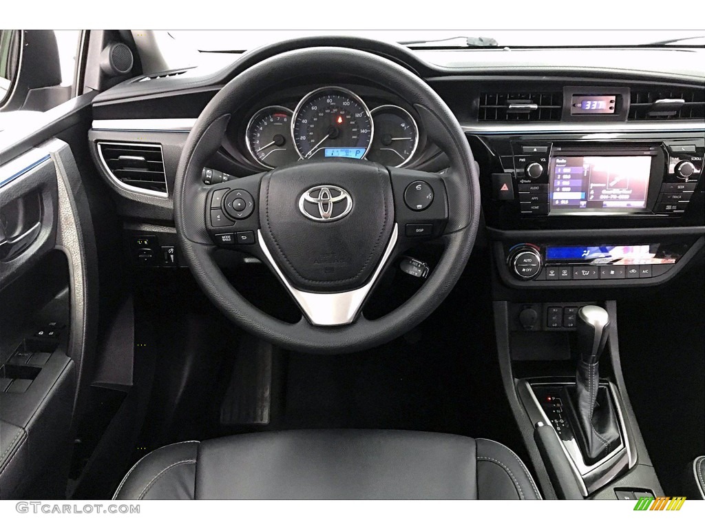2014 Corolla LE - 4Evergreen Mica / Black photo #4