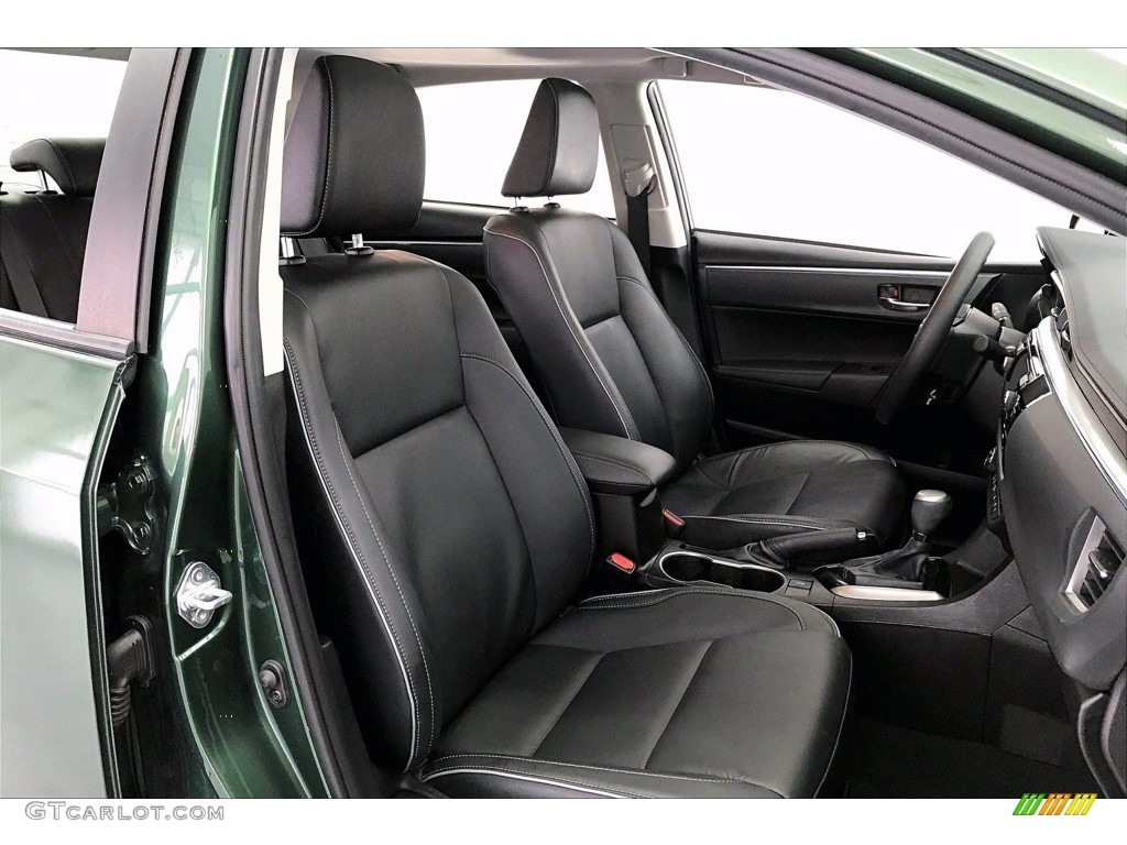 2014 Corolla LE - 4Evergreen Mica / Black photo #6