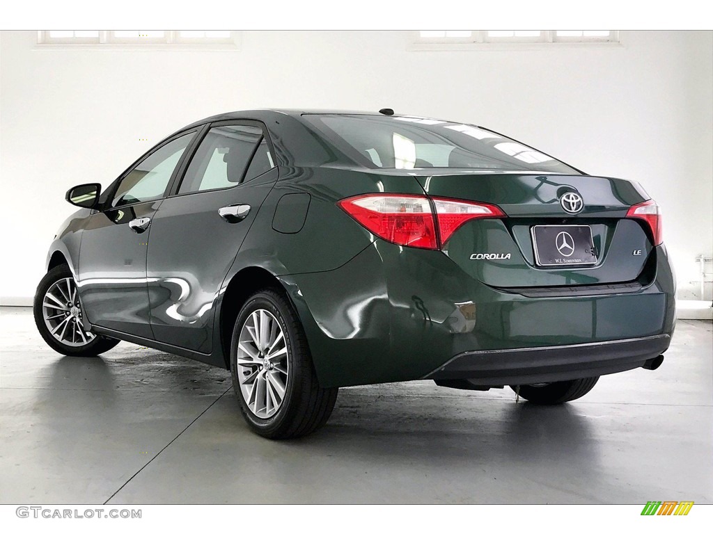 2014 Corolla LE - 4Evergreen Mica / Black photo #10