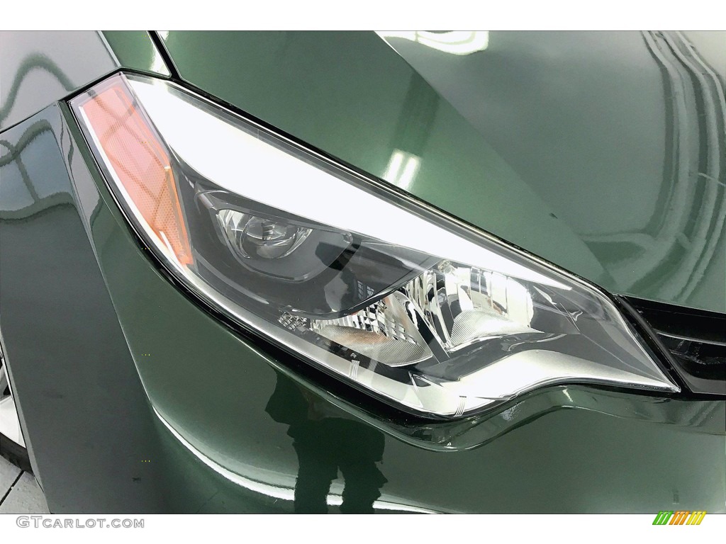 2014 Corolla LE - 4Evergreen Mica / Black photo #28