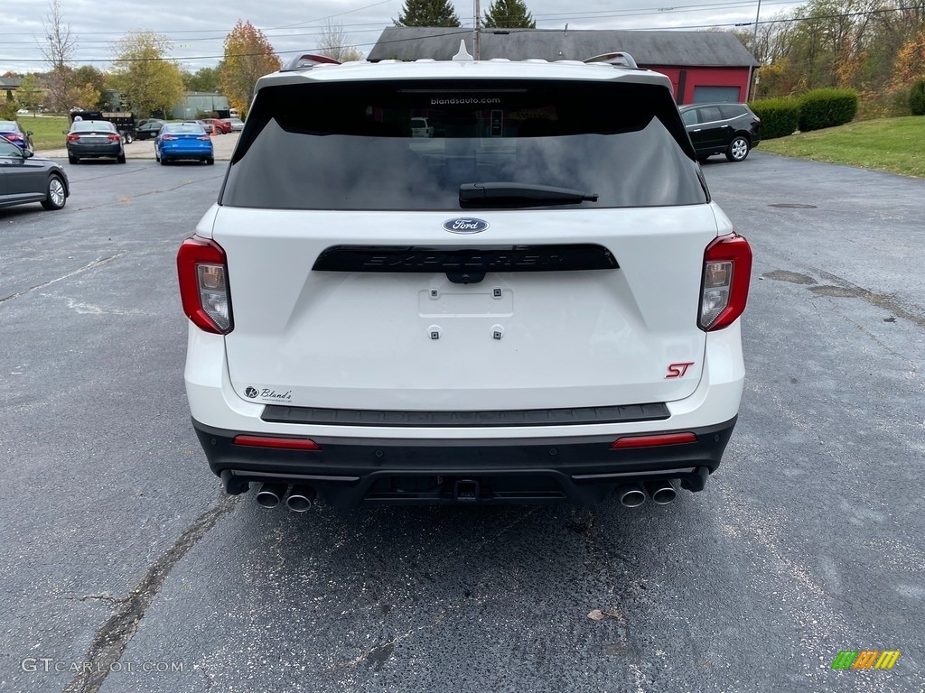 2020 Explorer ST 4WD - Star White Metallic Tri-Coat / Ebony photo #7