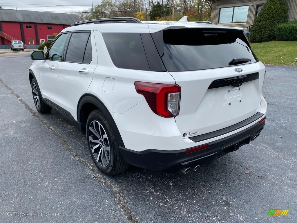 2020 Explorer ST 4WD - Star White Metallic Tri-Coat / Ebony photo #8