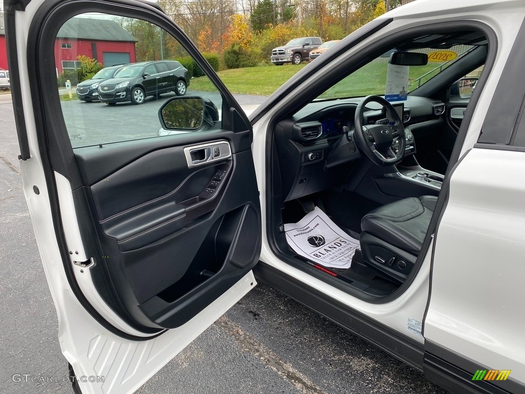 2020 Explorer ST 4WD - Star White Metallic Tri-Coat / Ebony photo #14
