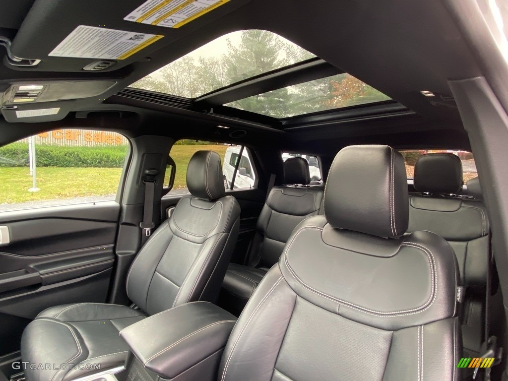 Ebony Interior 2020 Ford Explorer ST 4WD Photo #139989199