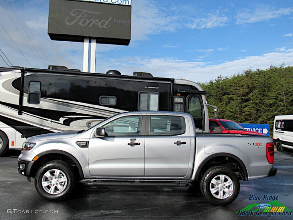 2020 Ranger STX SuperCrew 4x4 - Iconic Silver / Ebony photo #2