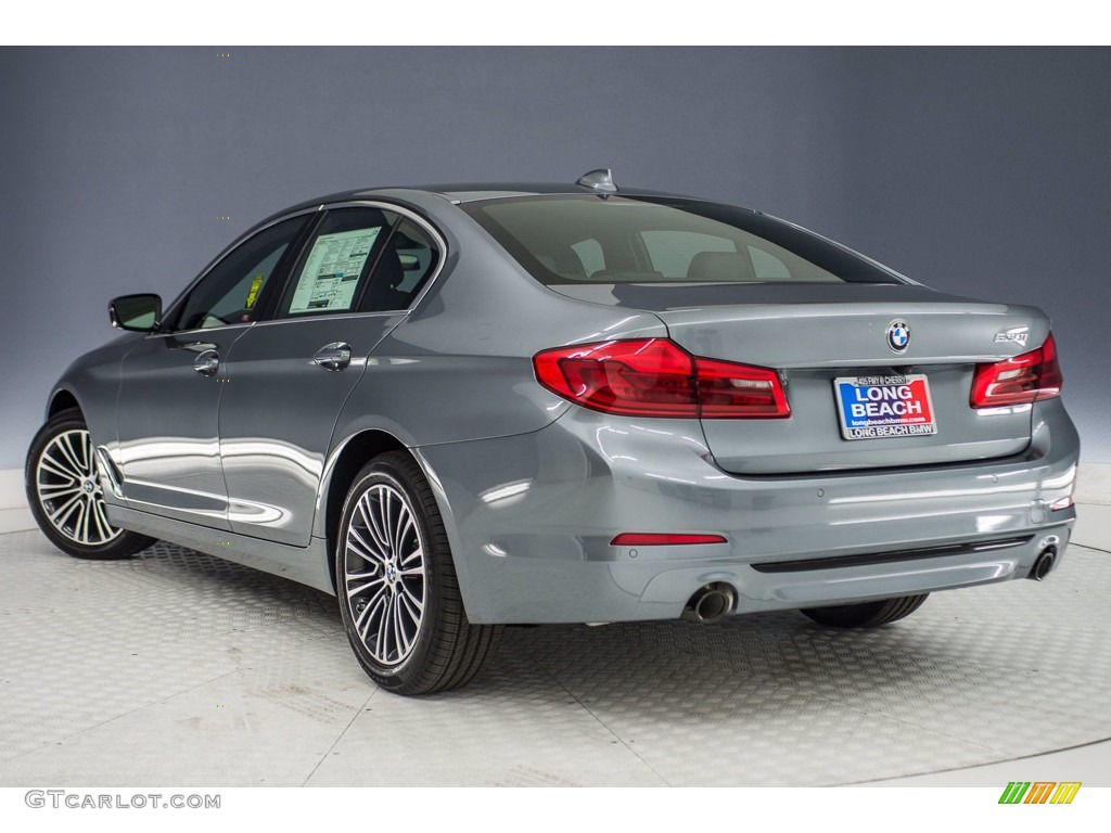 2018 5 Series 530i Sedan - Bluestone Metallic / Black photo #4