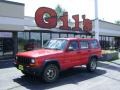 Flame Red 2000 Jeep Cherokee SE 4x4 Right Hand Drive