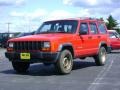 2000 Flame Red Jeep Cherokee SE 4x4 Right Hand Drive  photo #3