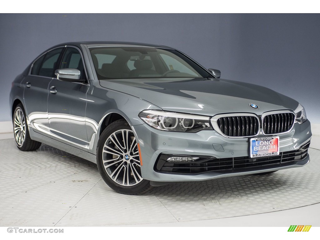 2018 5 Series 530i Sedan - Bluestone Metallic / Black photo #11