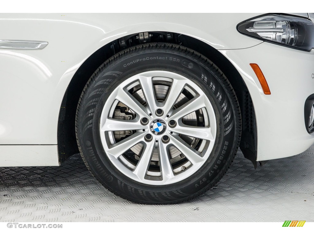 2015 5 Series 528i Sedan - Alpine White / Black photo #9