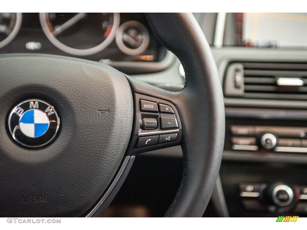 2015 5 Series 528i Sedan - Alpine White / Black photo #14