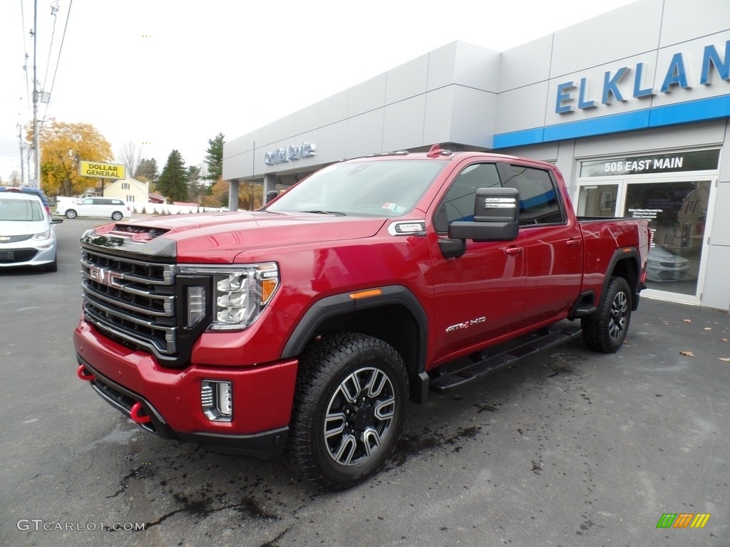 2020 Sierra 2500HD AT4 Crew Cab 4WD - Red Quartz Tintcoat / Jet Black photo #1