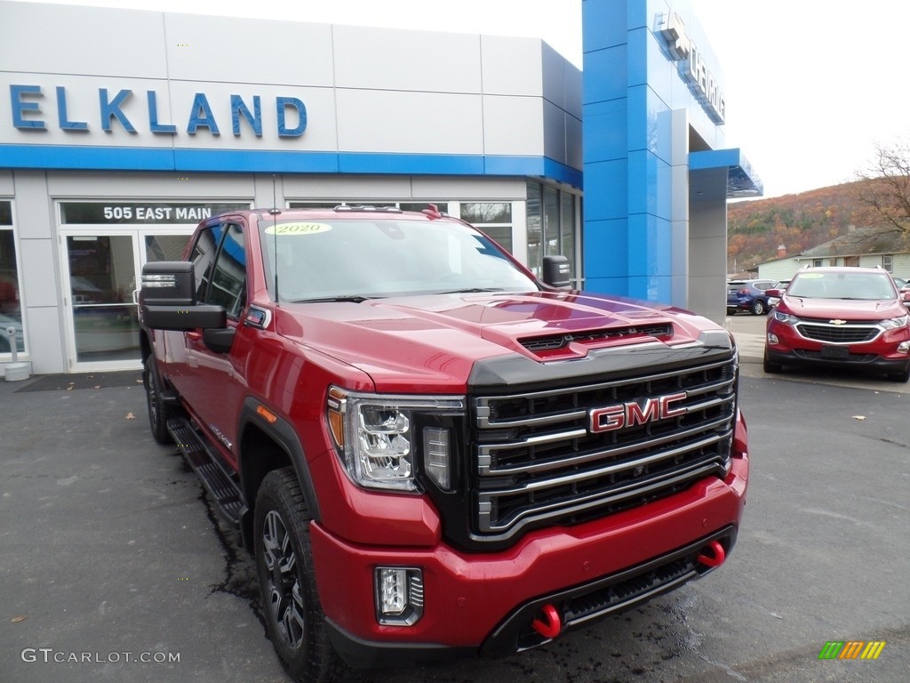 2020 Sierra 2500HD AT4 Crew Cab 4WD - Red Quartz Tintcoat / Jet Black photo #4