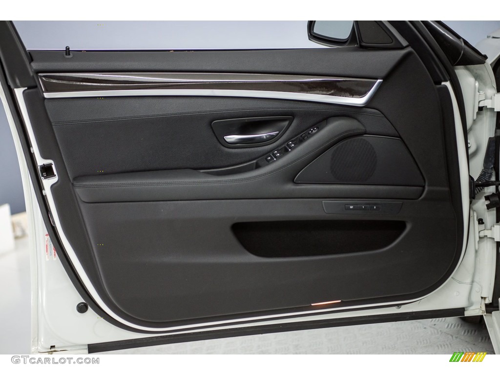 2015 5 Series 528i Sedan - Alpine White / Black photo #18