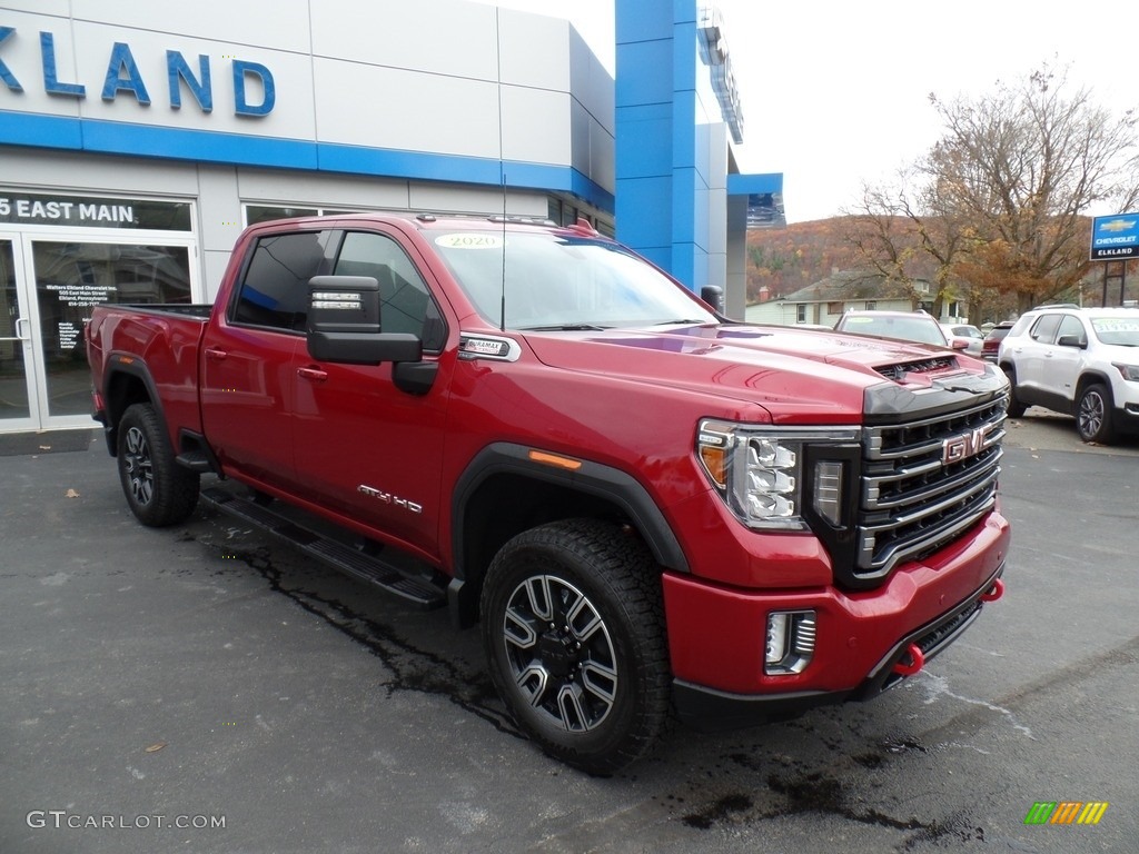 2020 Sierra 2500HD AT4 Crew Cab 4WD - Red Quartz Tintcoat / Jet Black photo #5