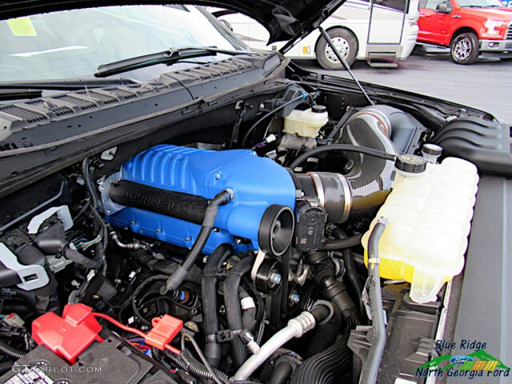 2020 Ford F150 Shelby Cobra Edition SuperCrew 4x4 5.0 Liter Shelby Supercharged DOHC 32-Valve Ti-VCT E85 V8 Engine Photo #139990543
