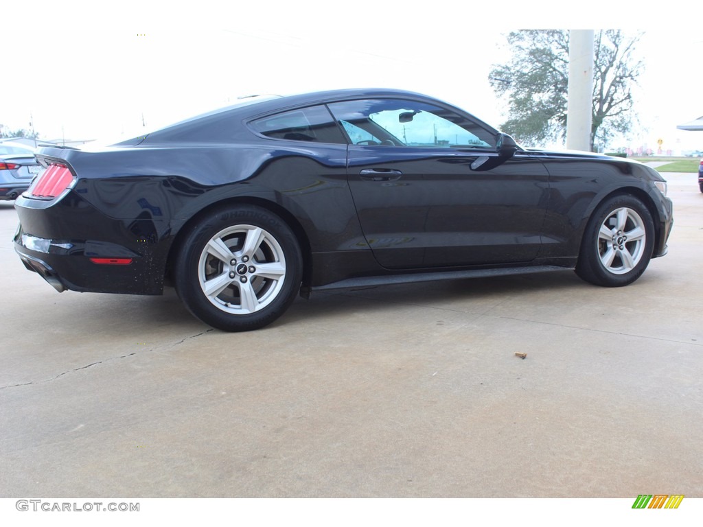 2015 Mustang EcoBoost Coupe - Black / 50 Years Raven Black photo #10