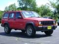 2000 Flame Red Jeep Cherokee SE 4x4 Right Hand Drive  photo #9