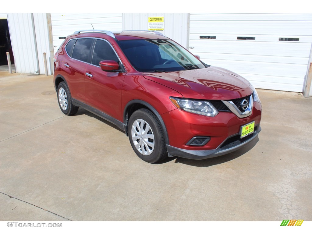 Cayenne Red 2016 Nissan Rogue S Exterior Photo #139990621