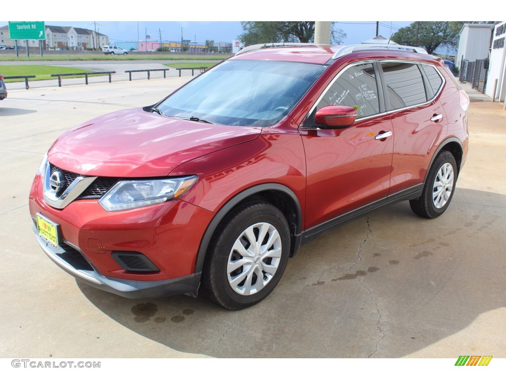 Cayenne Red 2016 Nissan Rogue S Exterior Photo #139990678