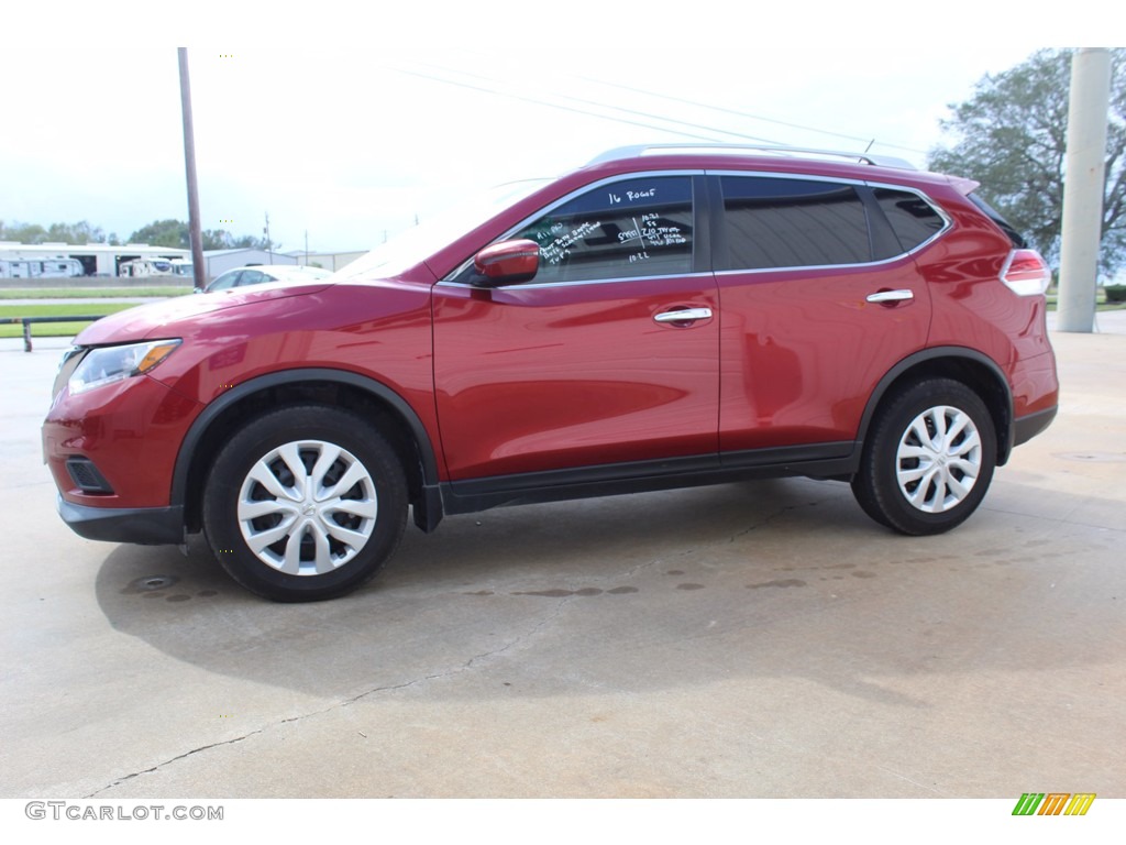 Cayenne Red 2016 Nissan Rogue S Exterior Photo #139990720