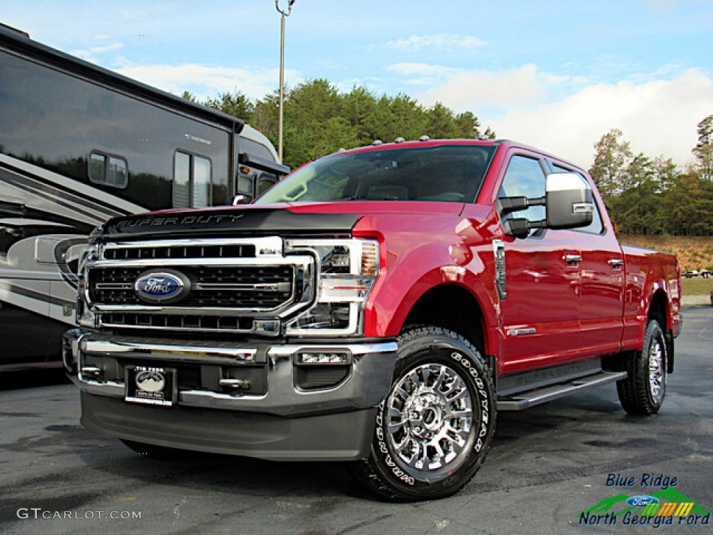 Rapid Red Ford F250 Super Duty