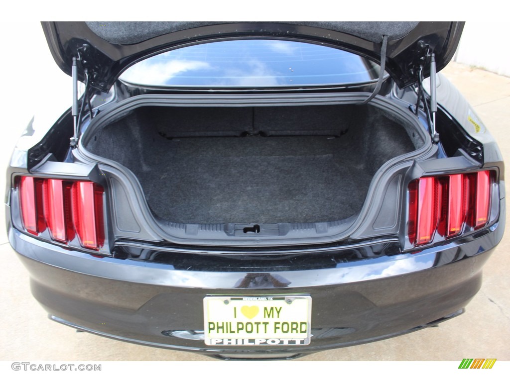 2015 Mustang EcoBoost Coupe - Black / 50 Years Raven Black photo #25