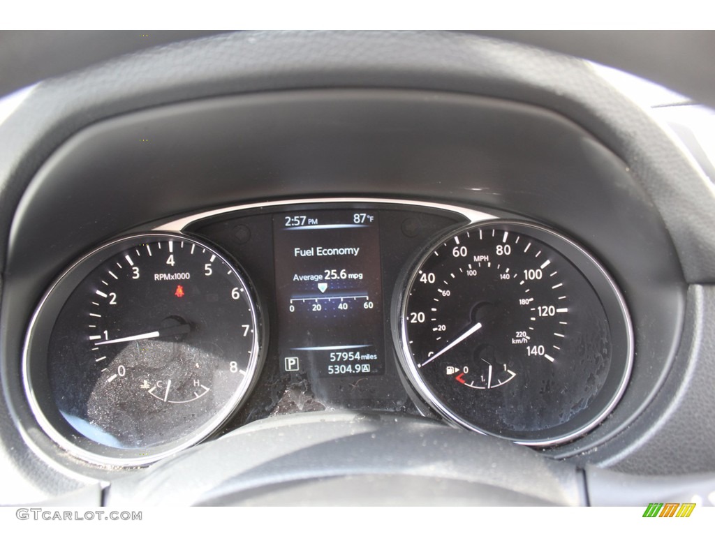2016 Nissan Rogue S Gauges Photo #139990888