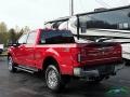 Rapid Red - F250 Super Duty Lariat Crew Cab 4x4 Photo No. 3