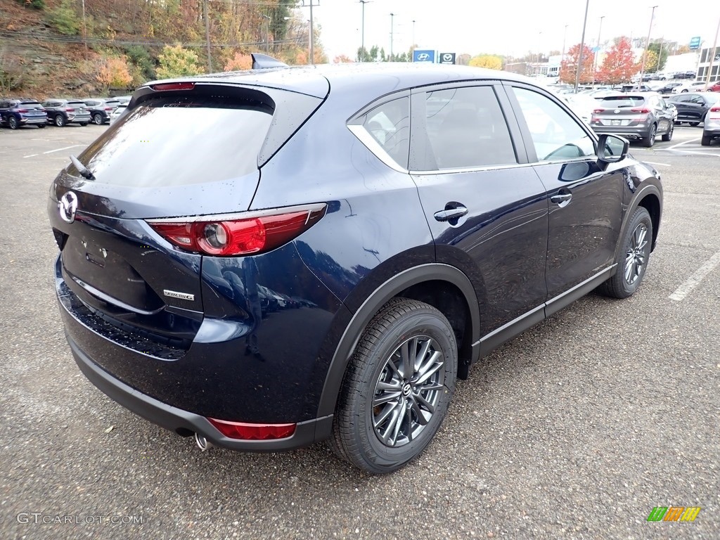 2020 CX-5 Touring AWD - Deep Crystal Blue Mica / Black photo #2