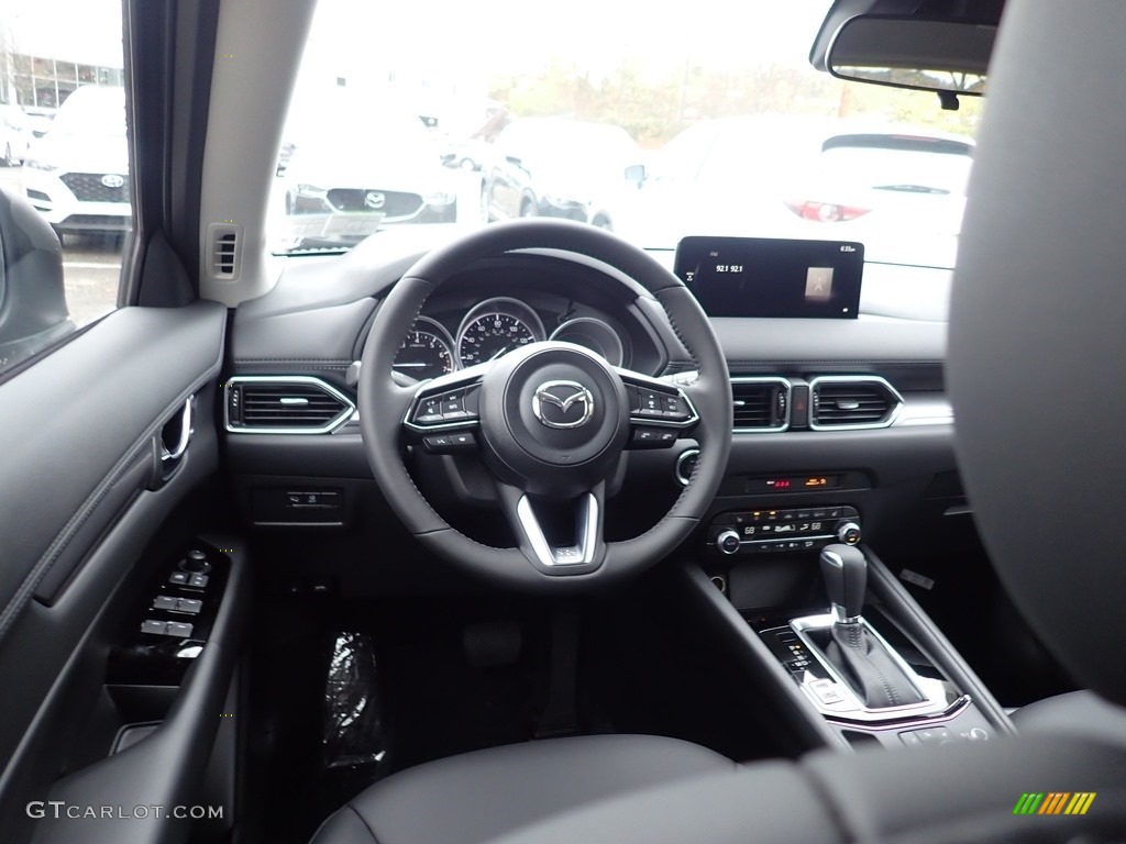 2021 Mazda CX-5 Touring AWD Black Steering Wheel Photo #139992191