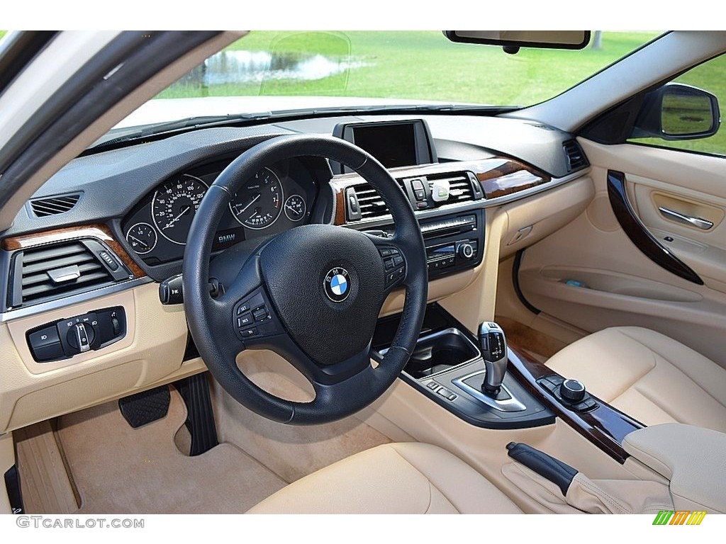 Venetian Beige Interior 2015 BMW 3 Series 320i Sedan Photo #139992197