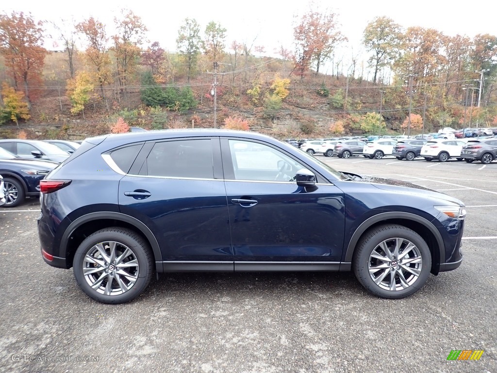 Deep Crystal Blue Mica 2021 Mazda CX-5 Grand Touring AWD Exterior Photo #139992362