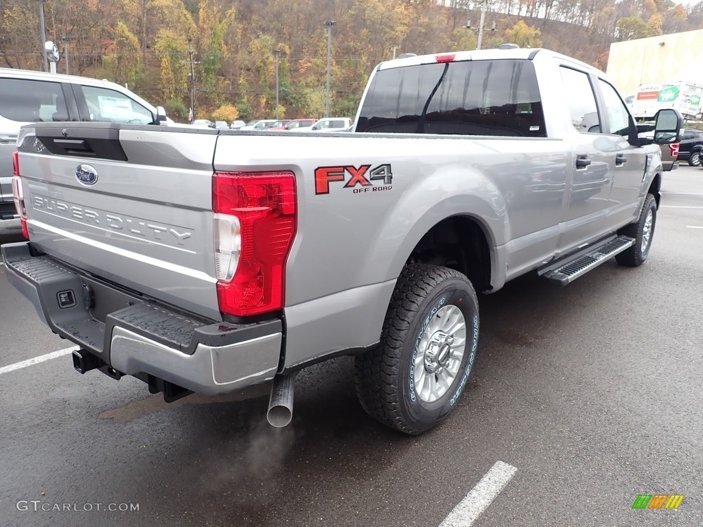 2020 F250 Super Duty XL Crew Cab 4x4 - Iconic Silver / Medium Earth Gray photo #2