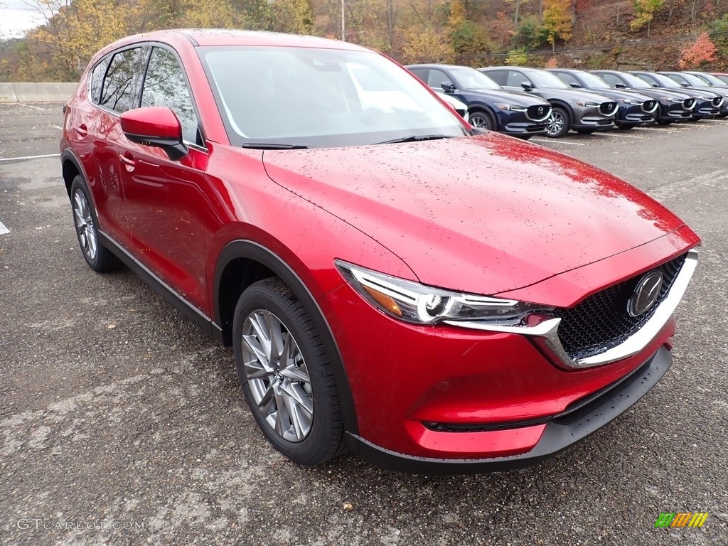 Soul Red Crystal Metallic 2021 Mazda CX5 Grand Touring AWD Exterior