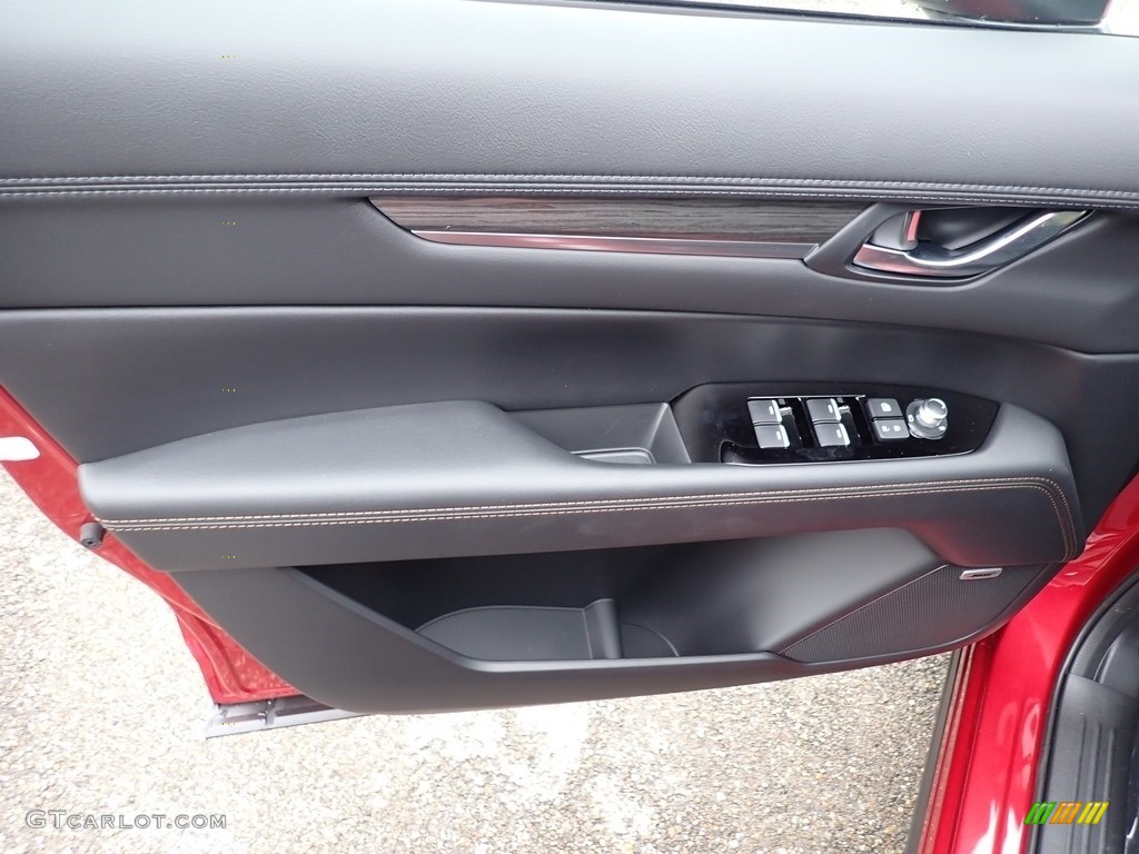 2021 Mazda CX-5 Grand Touring AWD Black Door Panel Photo #139993025