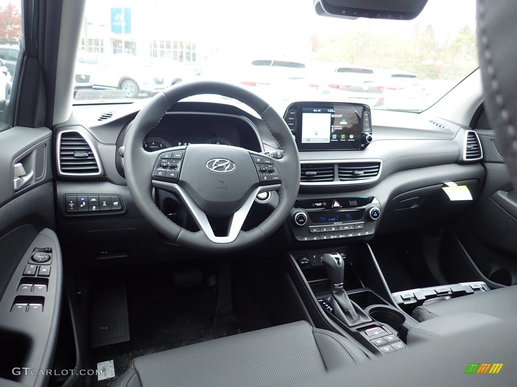 Black Interior 2021 Hyundai Tucson Ulitimate AWD Photo #139993706