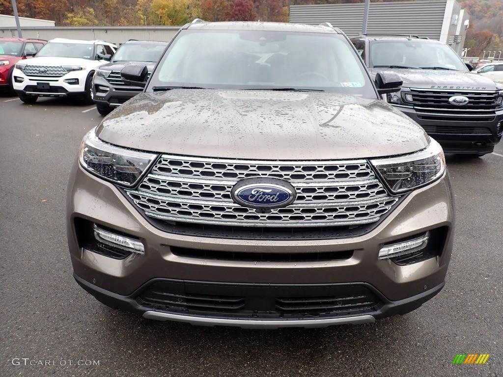 2021 Explorer Limited 4WD - Stone Gray Metallic / Ebony photo #4