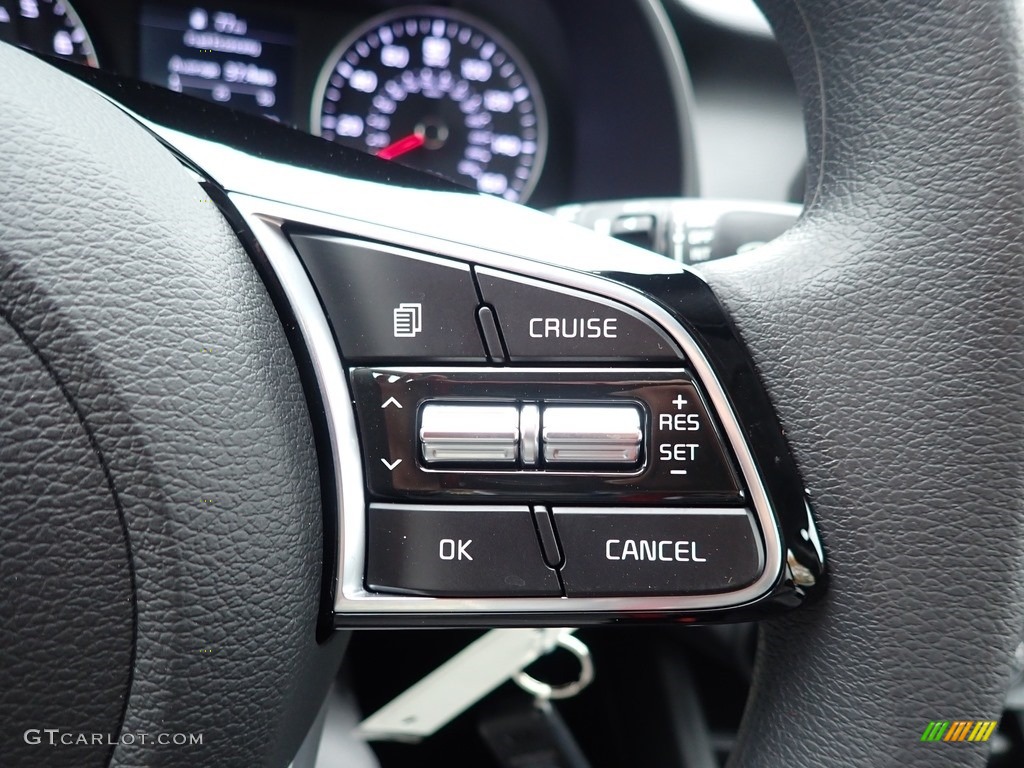 2021 Kia Forte LXS Black Steering Wheel Photo #139994548